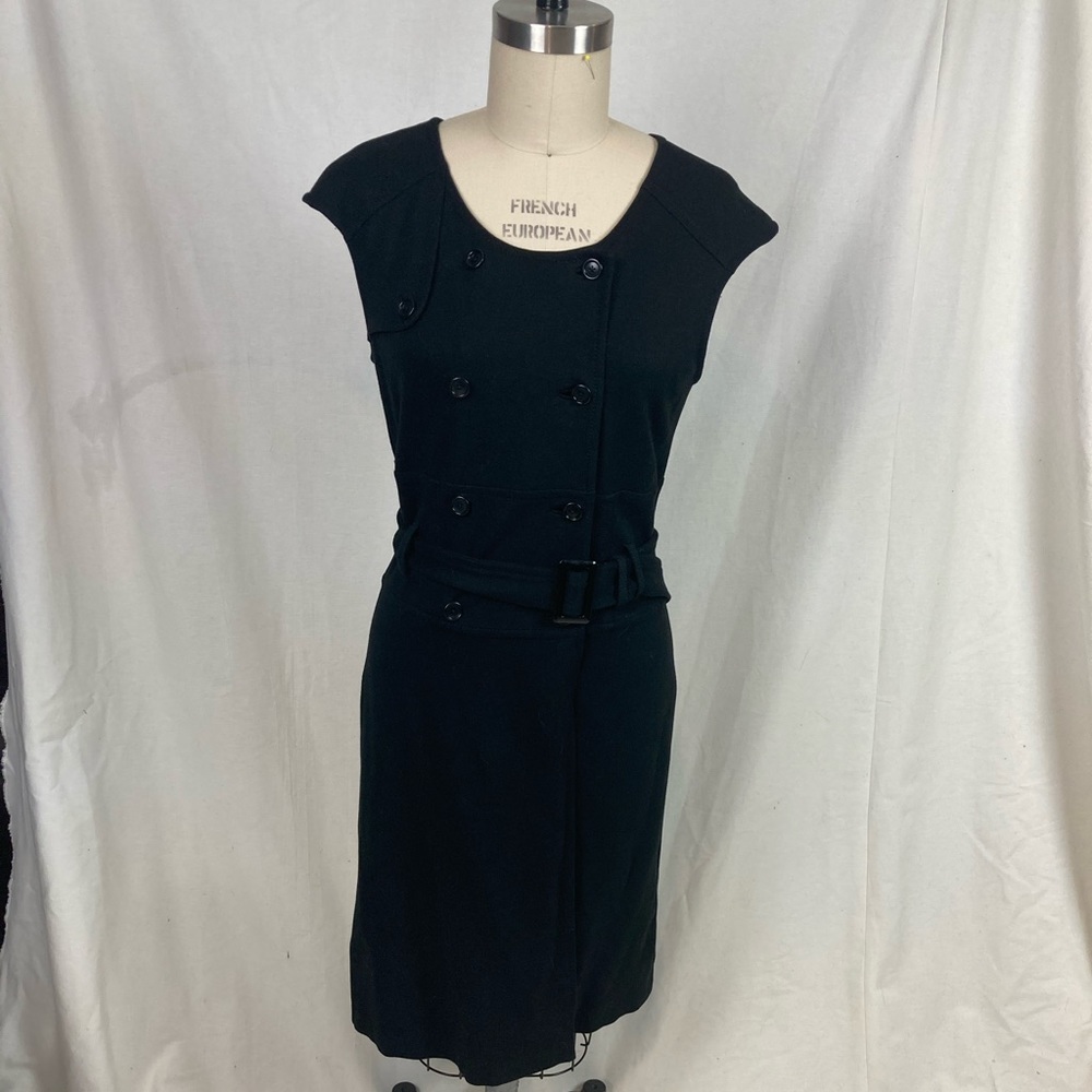 Banana Republic double breasted cap sleeve dress